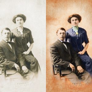 Professional restore old photos