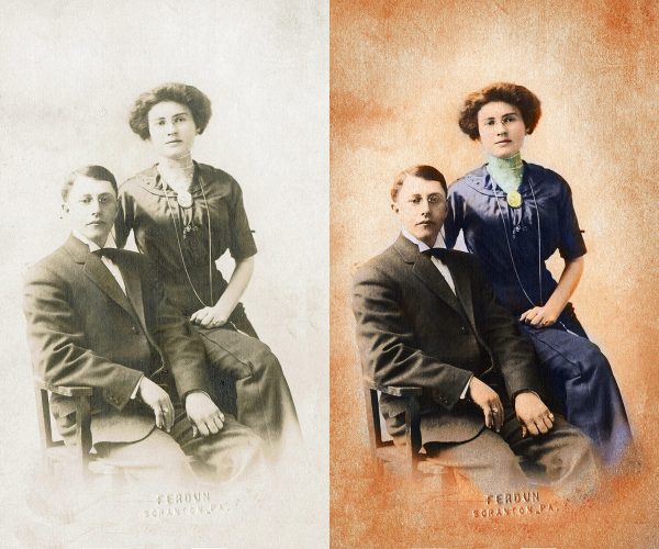 Professional restore old photos